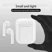 Load image into Gallery viewer, E SMILE i12 5.0 TWS Earphone with Portable 300 mAh Charging Case True Wireless Earbuds with Sensor, Waterproof Bluetooth v5.0 Noise Cancellation Headset for Sports, Gyming, Calling (High Gloss White) - Home Decor Lo