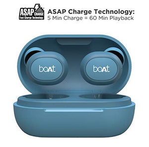 boAt Airdopes 171 Bluetooth Truly Wireless Earbuds with Mic(Mysterious Blue) - Home Decor Lo