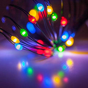 XERGY 10 Meter 100 LED's Fairy Decoration Stary String- 2 M USB Powered (3 Copper Wires, Premium Durable Quality) Multi Color Christmas NYE Decoration Lights Festival Rice Light - Home Decor Lo