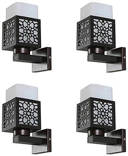 Shri Girraj Ji Wooden Wall Lamp for Home and Living Room(Pack of 4) - Home Decor Lo