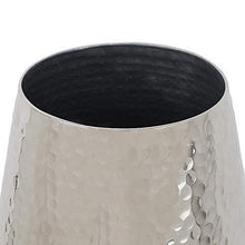 Load image into Gallery viewer, SWHF White Metal Extra Large Hammered Vase - Home Decor Lo