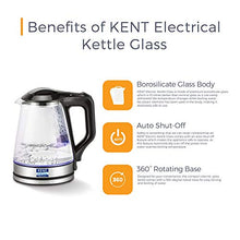 Load image into Gallery viewer, Kent Bed and Upholstery Vacuum Cleaner &amp; Kent 16023 1500-Watt Electric Kettle (Transparent) - Home Decor Lo