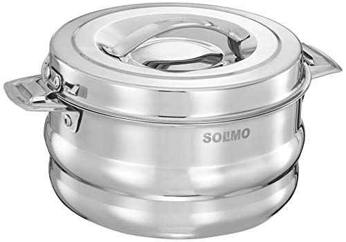 Amazon Brand - Solimo Galaxy Insulated Stainless Steel Serving Casserole with Lid (1.5L) - Home Decor Lo