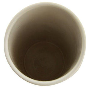 WOODENCLAVE Ceramic Flower Vase (White_9 Cm) - Home Decor Lo