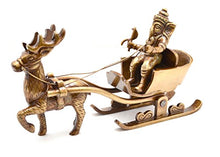 Load image into Gallery viewer, Two Moustaches Brass Santa as Ganesha Showpiece | Home Decor | - Home Decor Lo
