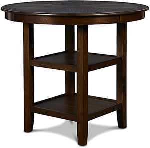5-Piece Round Counter Height Set with 1 Dining Table and 4 Chairs