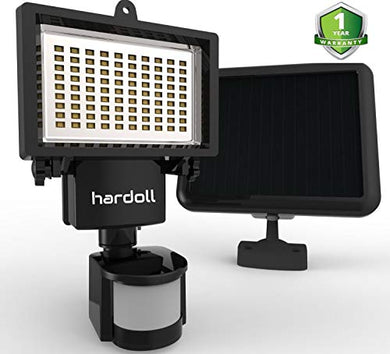 Hardoll 90 LED Solar Powered Security Lights With 4400 mAh Battery Waterproof Outdoor Motion Sensor Lighting For Wall , Patio, Garden (Pack Of 1) - Home Decor Lo