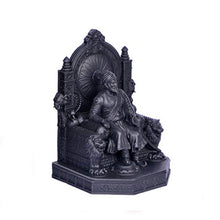 Load image into Gallery viewer, Rachana Creation Polyurethane Chhatrapati Shivaji Maharaj Small Statue for car Dashboard and Desktop (Black mat) - Home Decor Lo