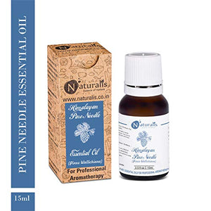Naturalis Essence of Nature High Altitude, Premium Quality Himalayan Pine Needle Essential Oil for Colds, Clear Breathing, Joints Pain, Aromatherapy, Relaxation and Diffuser - 15ml - Home Decor Lo