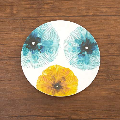 Home Centre Meadows-Madora Floral Print Dinner Plate - Multicolour - Home Decor Lo