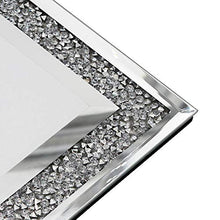 Load image into Gallery viewer, Afuly Glass Picture Frame 8x10 Silver Sparking Photo Frame for Wall Hanging and Tabletop Display - Home Decor Lo
