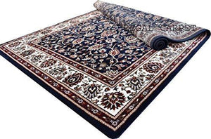 Regal Carpet Kashmiri Design Royal Look Traditional Persian Carpets for Living Room Home with 1 inch Thickness 5 X 7 Feet (150x210 cm) Blue Multi - Home Decor Lo