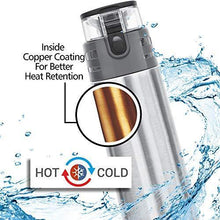 Load image into Gallery viewer, Milton Atlantis 900 Thermosteel Hot and Cold Water Bottle, 750 ml, Silver - Home Decor Lo