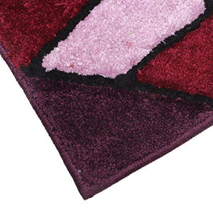 SSHOMEZ Super Soft Microfiber Anti-Slip Bath Mat 40x60 cm – Pack of 1 (Purple) - Home Decor Lo