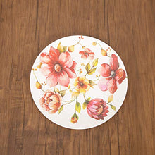 Load image into Gallery viewer, Home Centre Meadows-Malva Floral Print Dinner Plate - Red - Home Decor Lo