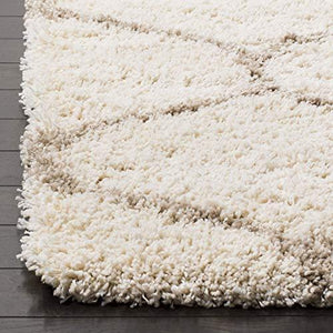 SWEET HOMES Carpet.Ultra Soft Shag hanwoven Anti-Skid, 2 inch Pile Height, Size 3x5, Color, Ivory/Beige - Home Decor Lo