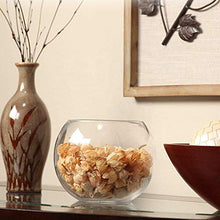 Load image into Gallery viewer, DECENT GLASS Glass Flower Vase (6 Inch, Clear)