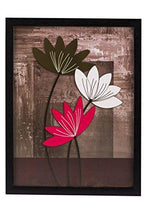 Load image into Gallery viewer, Indianara 3 Pc Set of Floral Paintings Without Glass 5.2 X 12.5, 9.5 X 12.5, 5.2 X 12.5 Inch - Home Decor Lo