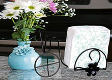 Load image into Gallery viewer, Barrels Rickshaw Shape Wrought Iron Paper Napkin Holder/Freestanding Tissue Dispenser for Kitchen Countertops, Dining, Picnic Table, Indoor &amp; Outdoor - Home Decor Lo