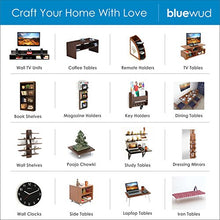 Load image into Gallery viewer, Bluewud Walten Engineered Wood Bookshelf/Display Rack (Wenge) - Home Decor Lo