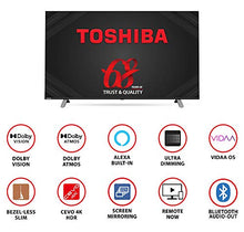 Load image into Gallery viewer, Toshiba 108 cm (43 inches) Vidaa OS Series 4K Ultra HD Smart LED TV 43U5050 (Black) (2020 Model) | With Dolby Vision and ATMOS - Home Decor Lo