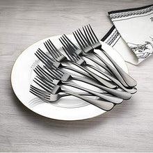Load image into Gallery viewer, Devico Forks Set, Good Stainless Steel 10-Piece Black Silverware Cutlery Reusable Dinner Forks - Home Decor Lo