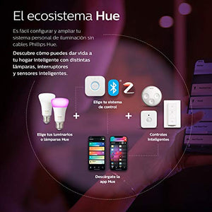 Philips Hue White and Color Ambiance A19 LED Smart Bulb, Bluetooth & Zigbee Compatible (Hue Hub Optional), Compatible with Alexa & Google Assistant - Home Decor Lo
