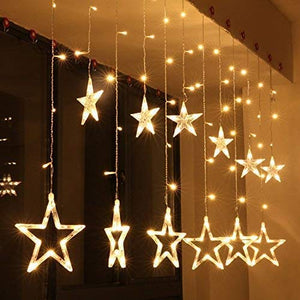 12 Stars LED Diwali Lights Curtain String Lights