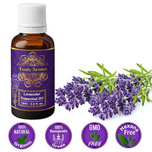 Load image into Gallery viewer, Exotic Aromas Lavender &amp; Rose Essential Oil, Pure and Organic, 15 ml (Pack of 2) - Home Decor Lo