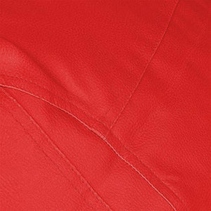 Casa Copenhagen Prefilled Beans 4XL Size Super Soft Leather Fabric Bean Bag - FB Red - Home Decor Lo