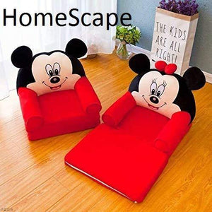Homescape Kids Sofa Cum Bed and Chair for Comfort(red)(Use for Baby 0-2years)(Top Quality) - Home Decor Lo