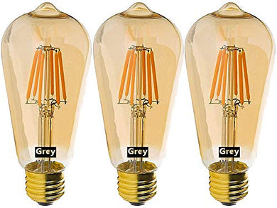 Homesake 40W E27 Pear Shape Yellow Filament Bulb, (Bronze,  Large,Corded-Electric)