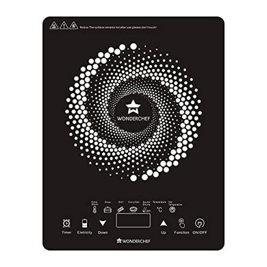 Wonderchef Easy Cook Hot Plate Infrared Technology 2200-Watt Induction cooktop (Black) - Home Decor Lo