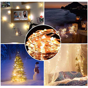 TIED RIBBONS 10 Meter 100 LED Decorative Fairy String Lights - USB and Battery Operated - for Home Decoration (Multicolour) - Home Decor Lo