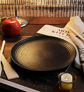 Tatvam Homes Handmade Calla Organic Ceramic Full Dinner Plates (10 inches, Set of 4) - Home Decor Lo