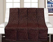 Load image into Gallery viewer, Saral Home Soft Decorative Chenille Sofa Covers/Throw- 140x210 cm, Brown - Home Decor Lo