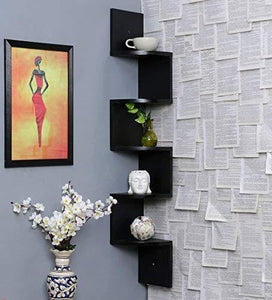 Amazing Shoppee Corner Wall Shelfs Living Room Wall Shelves Book Shelf Wall Mount - Home Decor Lo