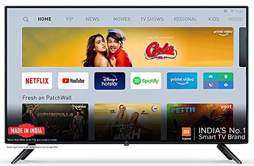 Mi 4A 100 cm 40 Inches Full HD Android LED Smart TV with Data Saver (Black) - Home Decor Lo