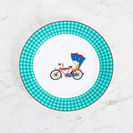 Home Centre Raisa Retro Printed Side Plate - Home Decor Lo