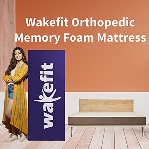 Wakefit Orthopedic Memory Foam 6-Inch Single Mattress |  White