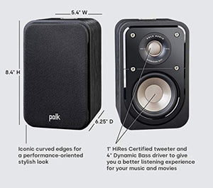 Polk Audio Signature S10 American HiFi Home Theater Compact Satellite Surround Speaker - India Warranty* - Home Decor Lo