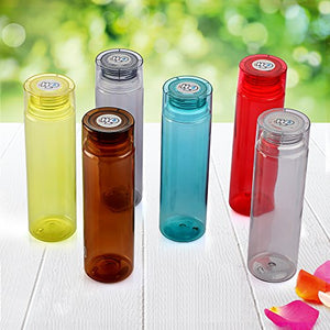 Cello H2O Premium Edition Plastic Bottle, 1 Litre, Set of 6, Multicolour - Home Decor Lo