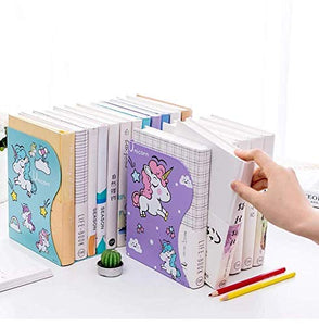 Ash & Roh Expandable Bookcase Desktop Bookend Stand Holder Adjustable Book Rack for Kid Office Book Organizer (Box Book Stand, multicolored) - Home Decor Lo