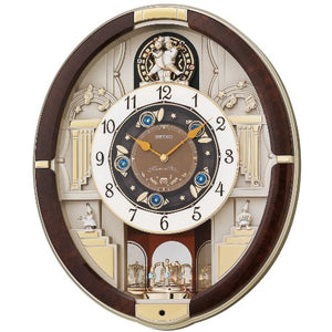 Seiko QXM289B 12 Analogue Melodies in Motion Wall Clock - Home Decor Lo