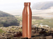 Load image into Gallery viewer, NORMAN JR, Pure &amp; Health Water Bottle 1 LTR Extra Large - Premium Copper Vessel - Drink More Water, Lower Your Sugar Intake and Enjoy The Health Benefits - Home Decor Lo