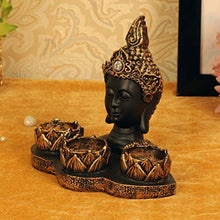 Load image into Gallery viewer, TIED RIBBONS Buddha Tealight Candle Holder Diwali Home Décoration - Tealight Candle Holder Diwali Decorations and Gift Item - Home Decor Lo