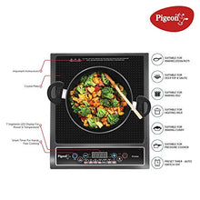 Load image into Gallery viewer, Pigeon by Stovekraft Cruise 1800-Watt Induction Cooktop (Black) &amp; Mio Aluminium Gift Set, Red (8 Pieces) Combo - Home Decor Lo