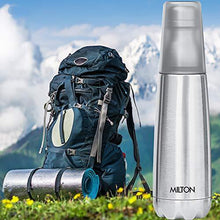 Load image into Gallery viewer, Milton Vertex -1000 Thermosteel  Water Bottle with Unbreakable Tumbler, 1000 ml, Silver - Home Decor Lo