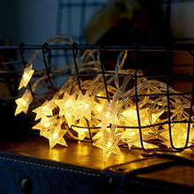 Load image into Gallery viewer, SATYAM KRAFT 20 Star String Lights for Indoor Outdoor Decoration (3 Meter , Yellow) - Home Decor Lo