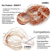 Load image into Gallery viewer, XERGY 20 Meter 200 LED&#39;s Waterproof Fairy Decorative Stary String Light - 2 M USB Powered (3 Copper Wires, Premium Quality) Warm White - Home DIY NYE Decoration Lights Wedding Birthday Festival Diwali lighting for home decoration